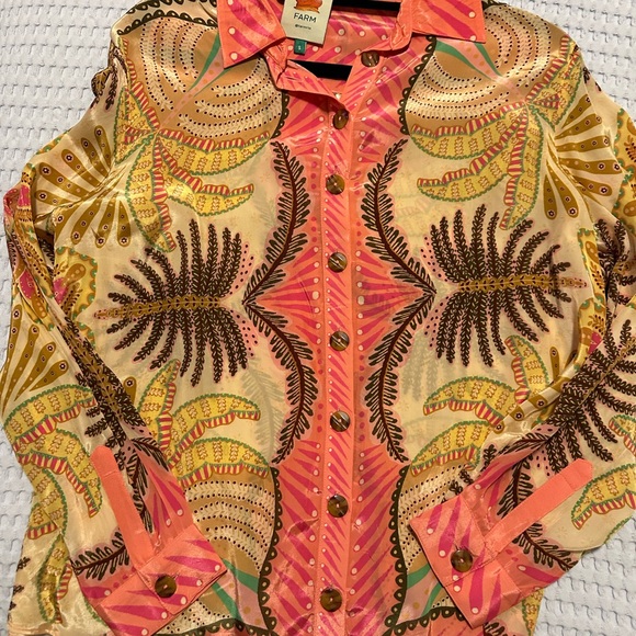 Farm Rio Colorful patterned blouse - Picture 2 of 6